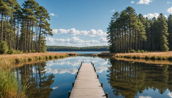 Decouvrir les magnifiques lacs des Landes sauvages
