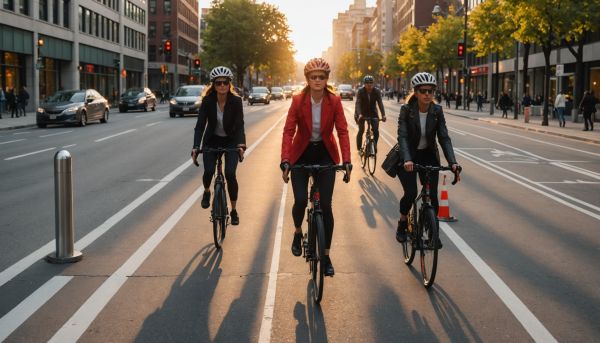 Transport velo pistes cyclables securisees