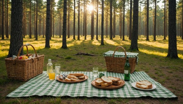Un pique-nique dans les Landes, c'est nouveau